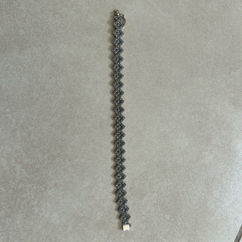 Marcasite and Sterling silver bracelet
